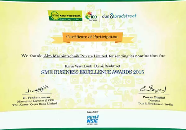 SME Business Excellence Awards 2015
